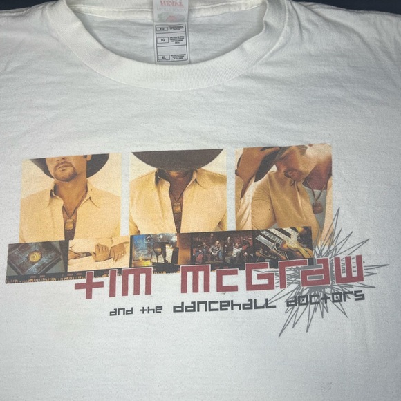 Vintage 2003 Tim McGraw Music Tour T-Shirt Size XL - Picture 2 of 7